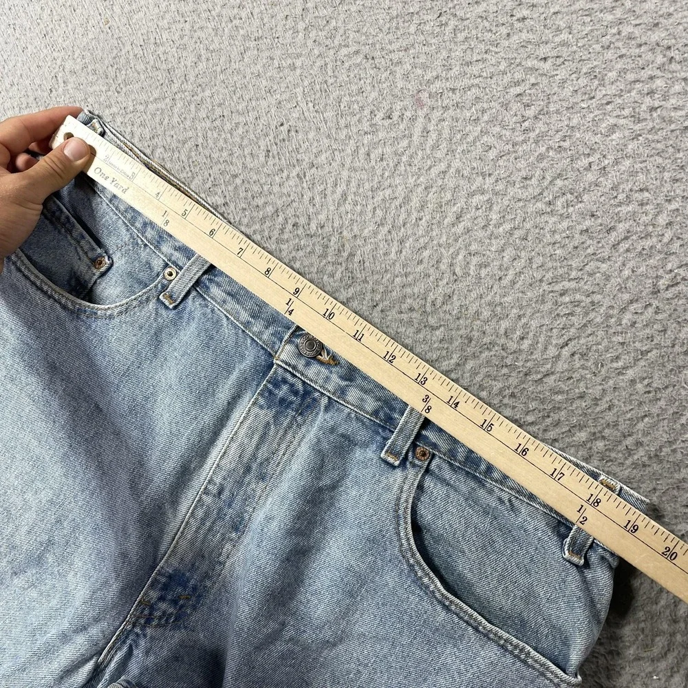 Vintage Levis 560 Shorts Mens 38 Blue Denim Bermuda 11